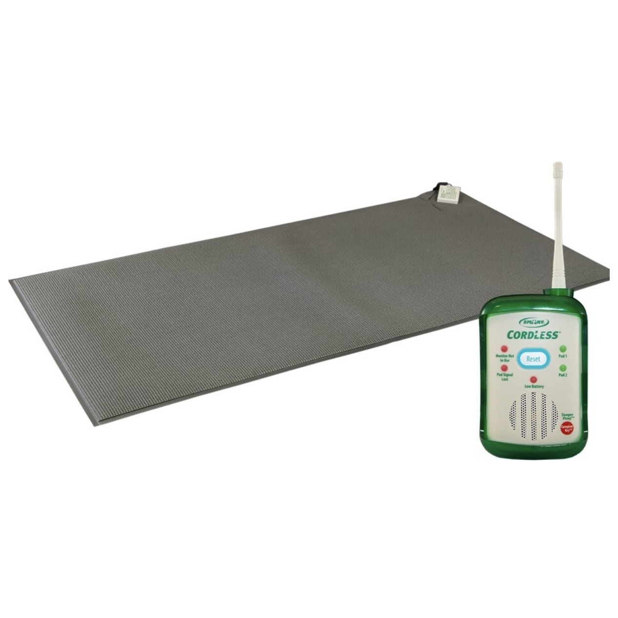 Smart Caregiver Cordless Floor Mat with Monitor Fall Alarm Kit GMobility